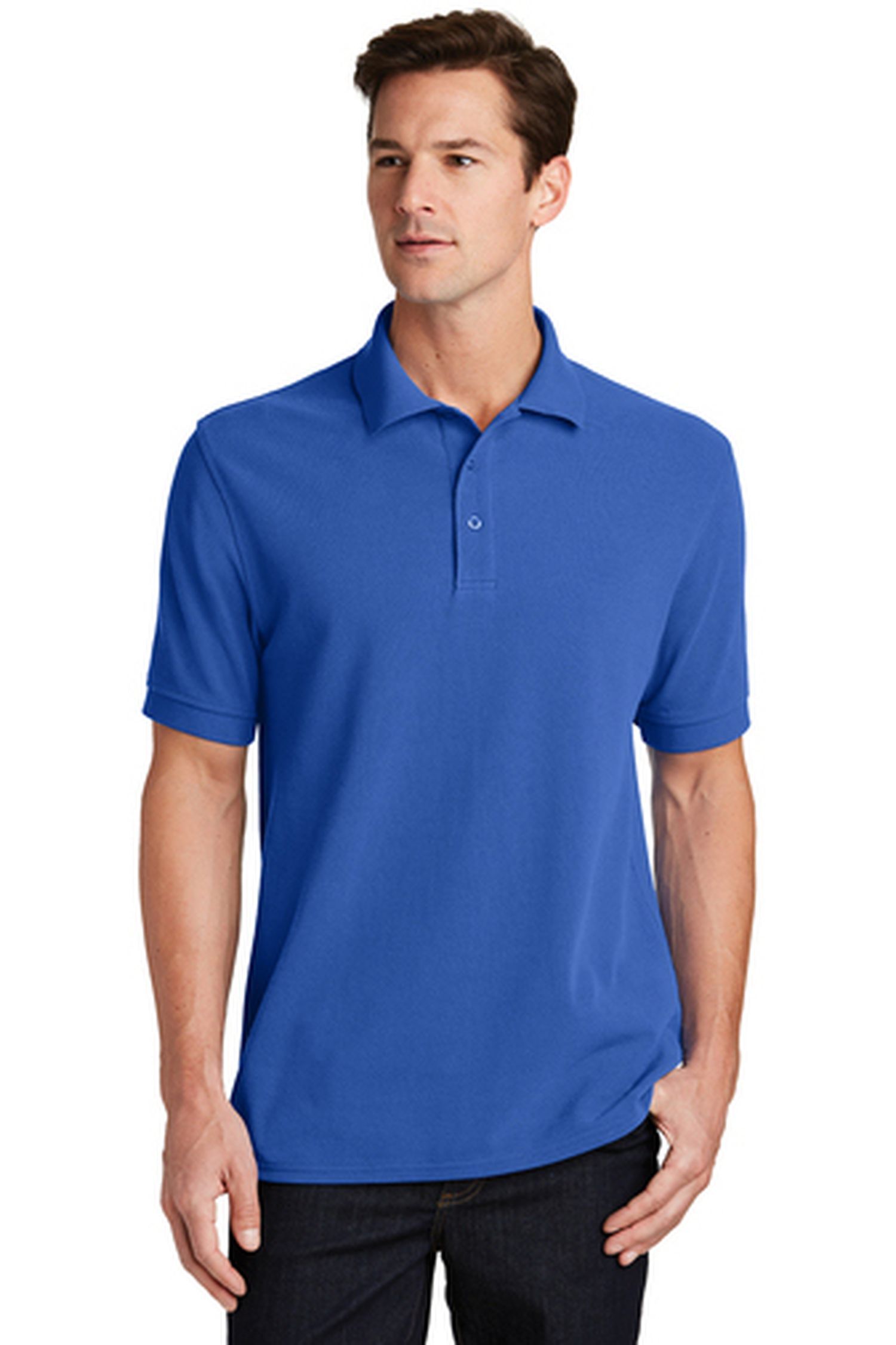 Port & Company Adult Unisex 5.9oz 100% Combed Ring Spun Pique Polo Shirt